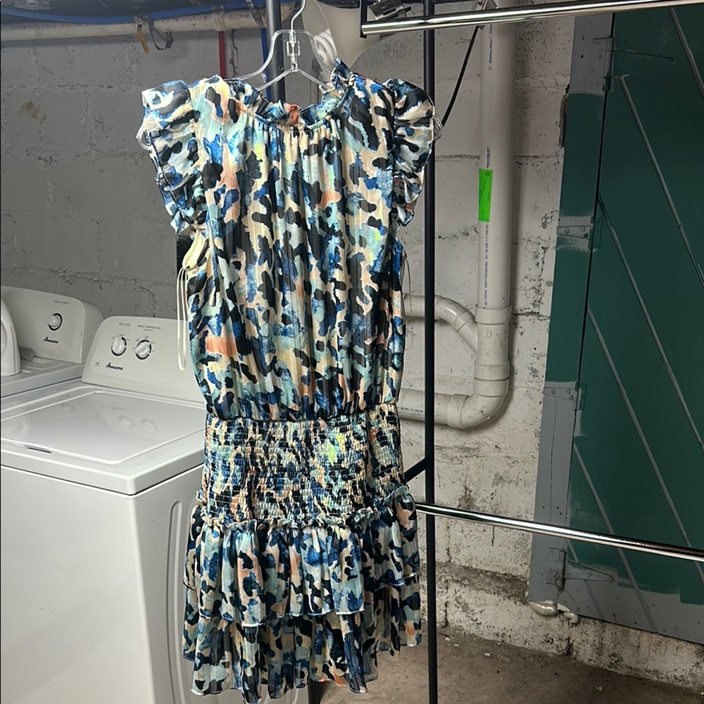 TCEC Multicolor Camo Mini Dress